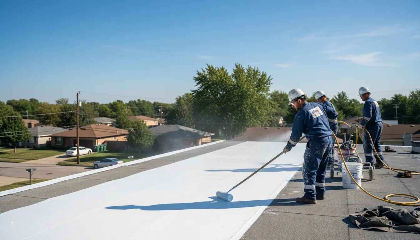 Commercial roof coating in Rosalie, NE near me